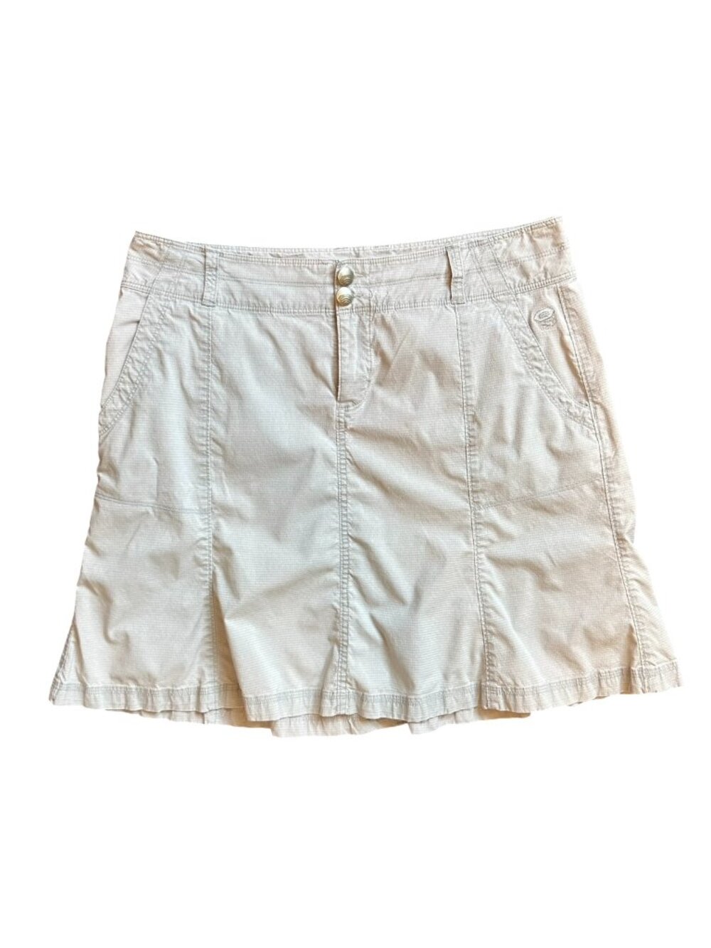 Mountain Hardwear Light Grey A Line Hiking Skirt Womens 10 Outdoor Gorpcore